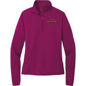 Mercer Arrows Ladies Sport-Wick Stretch 1/4-Zip Pullover