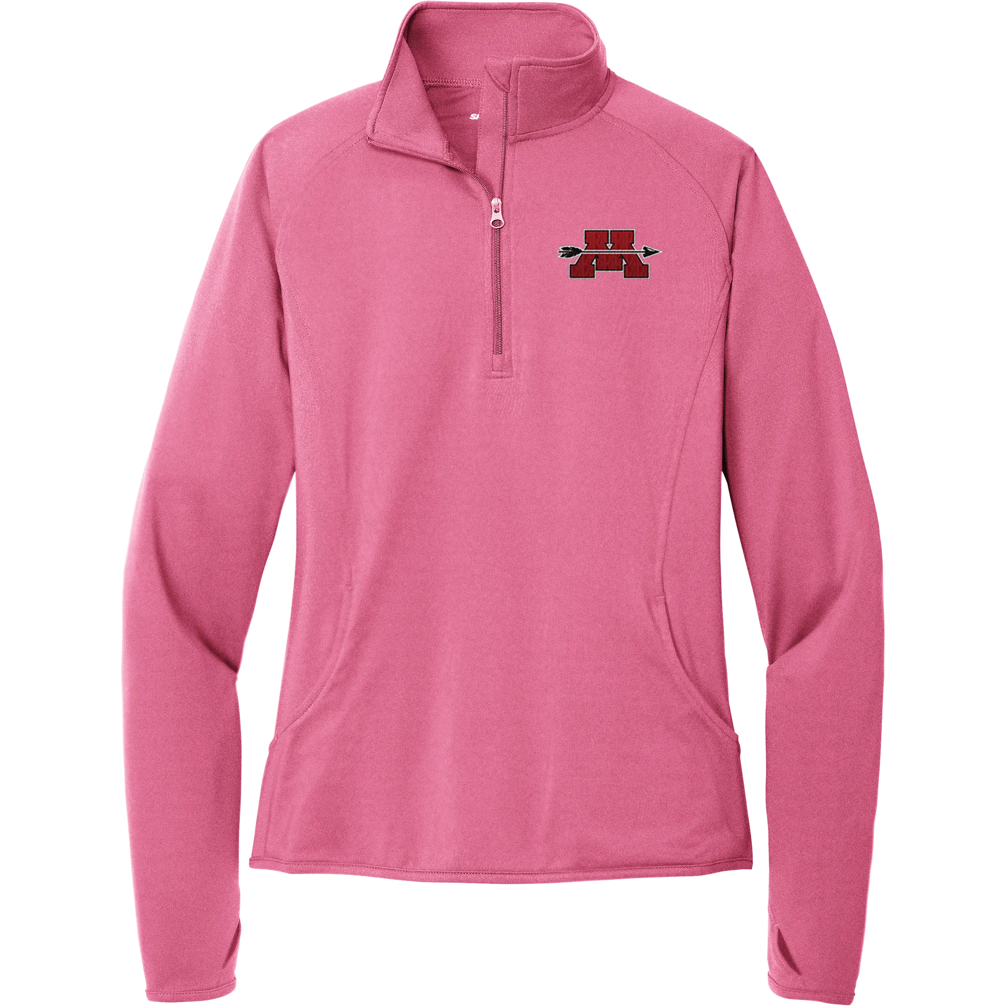 Mercer Arrows Ladies Sport-Wick Stretch 1/4-Zip Pullover