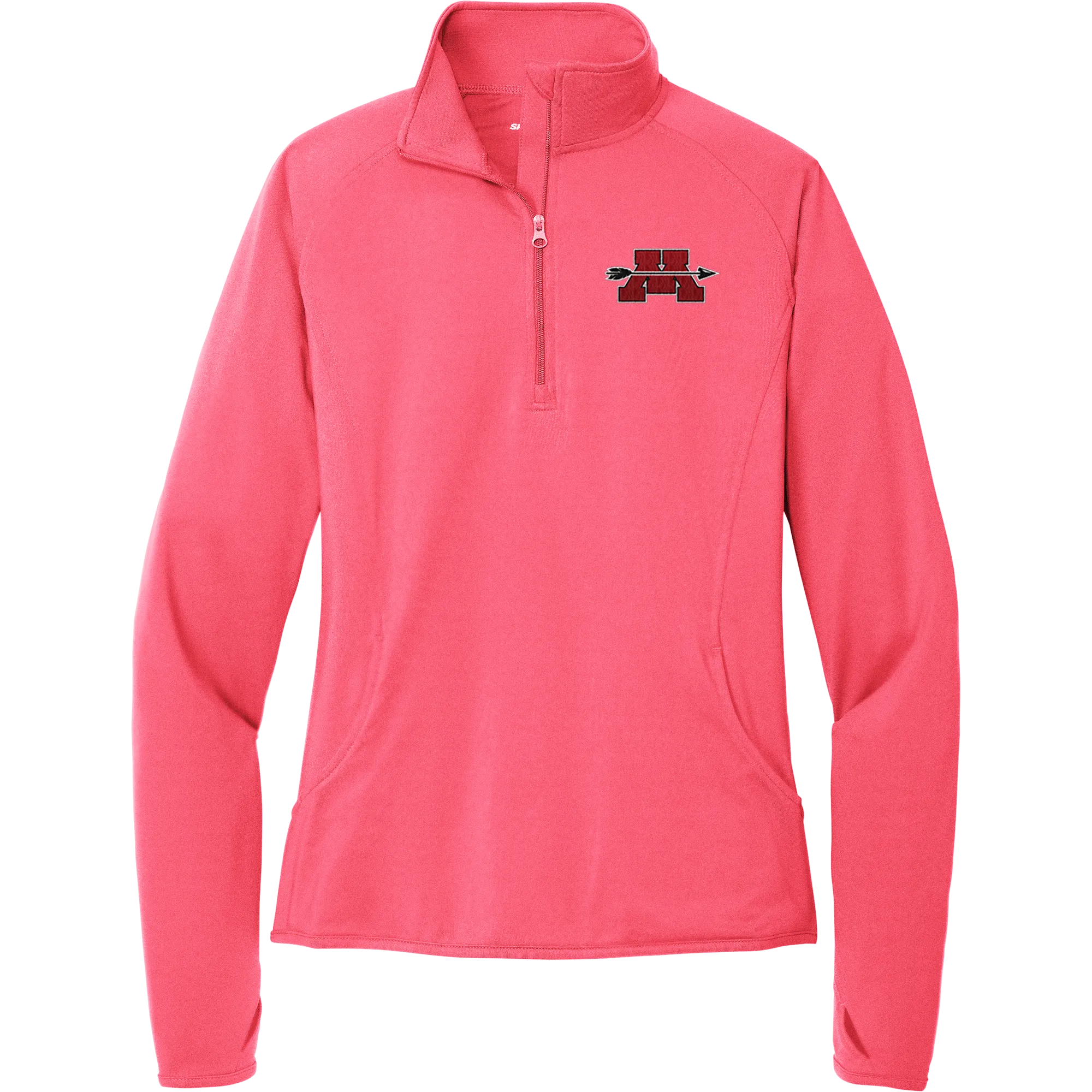 Mercer Arrows Ladies Sport-Wick Stretch 1/4-Zip Pullover