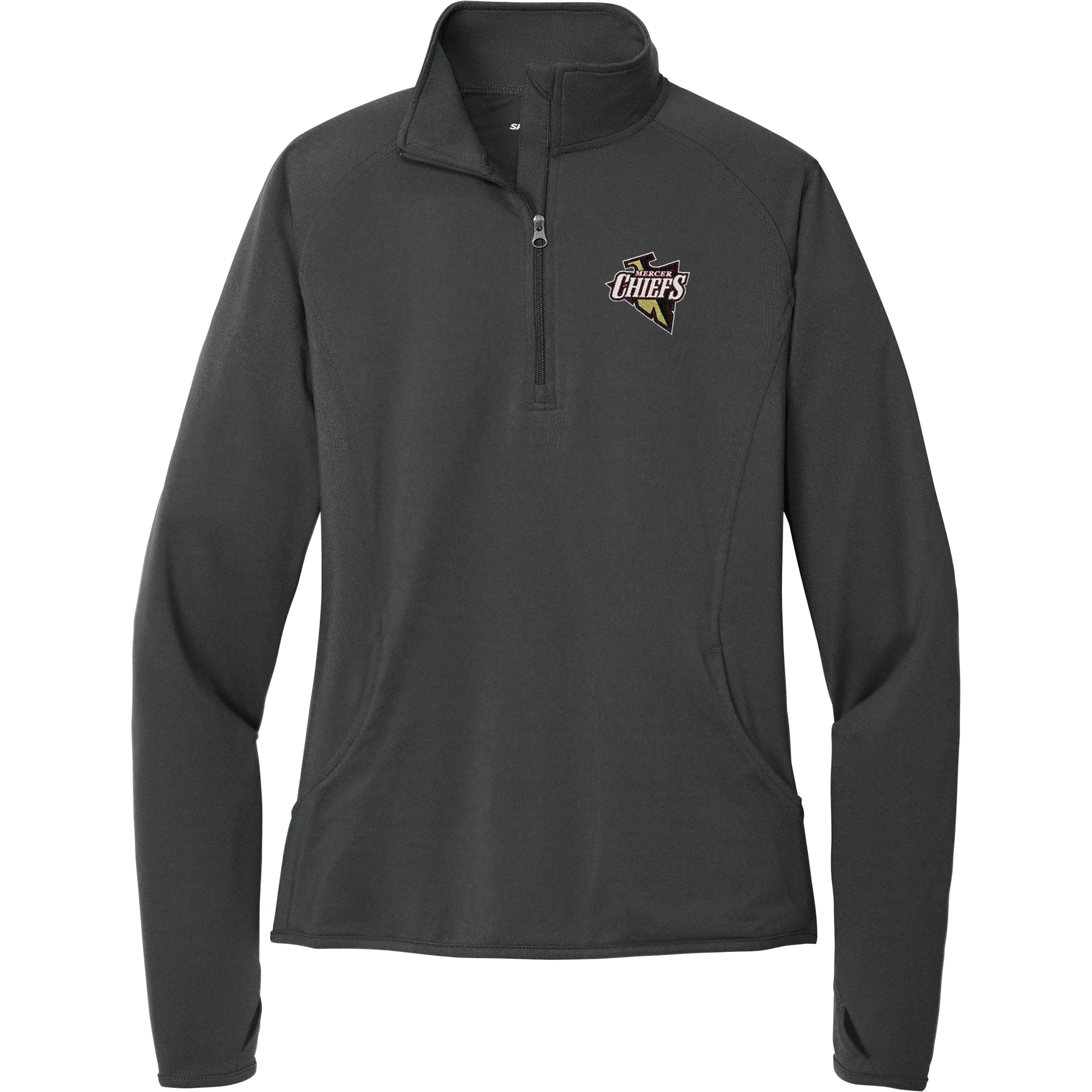 Mercer Chiefs Ladies Sport-Wick Stretch 1/4-Zip Pullover