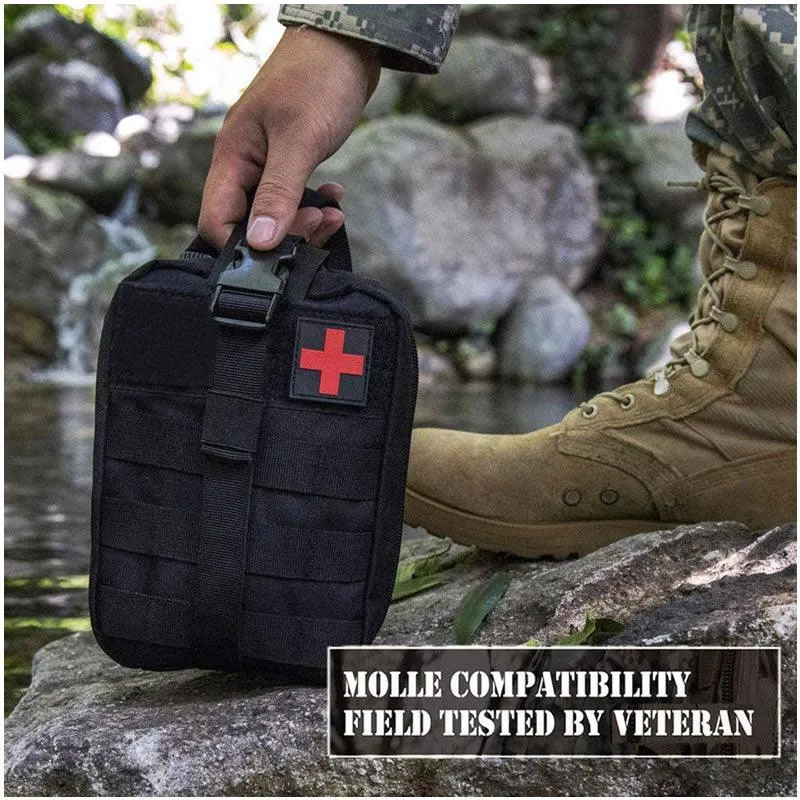 Molle First Aid Set Outdoor Survival Kit for Camping Hiking JG-99