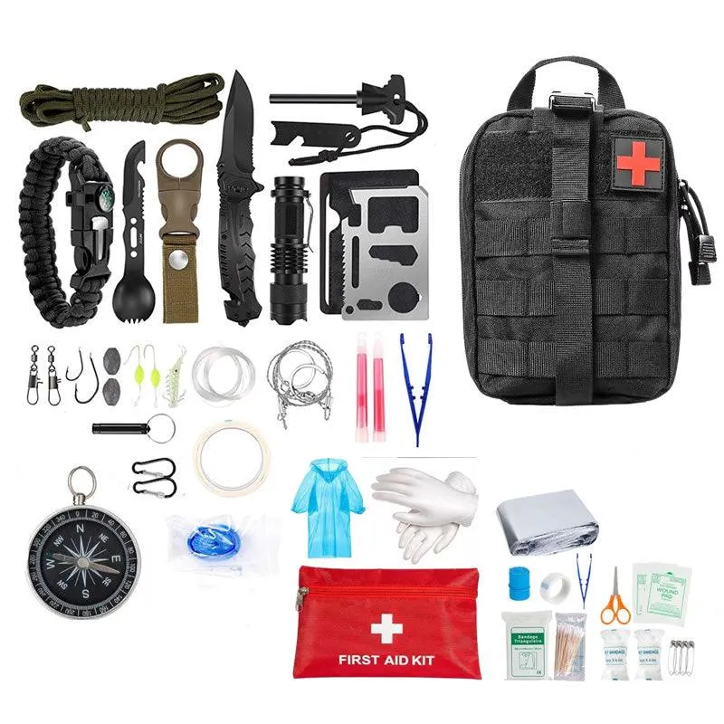 Molle First Aid Set Outdoor Survival Kit for Camping Hiking JG-99