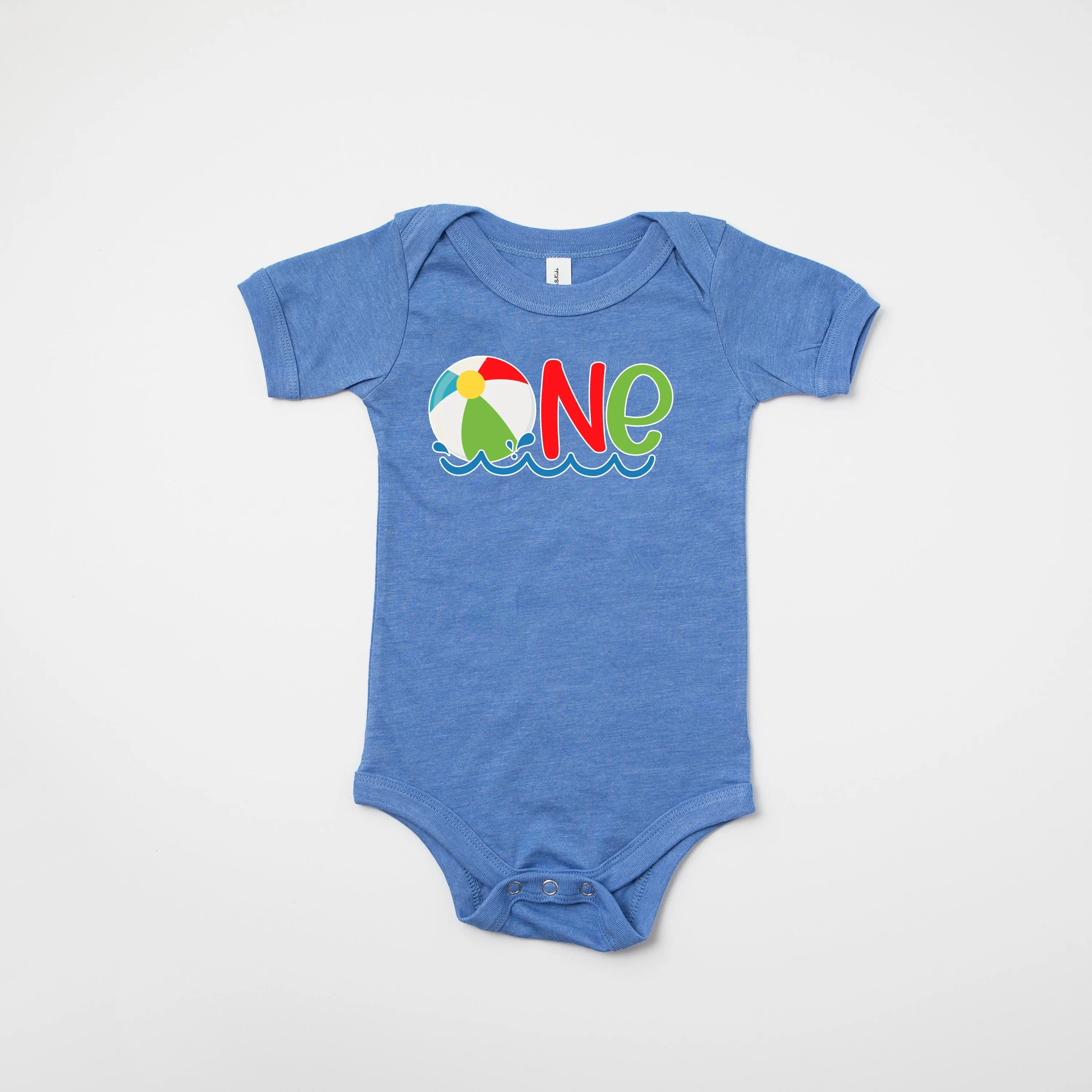 One Beach Ball Personalized Bodysuit or T-Shirt