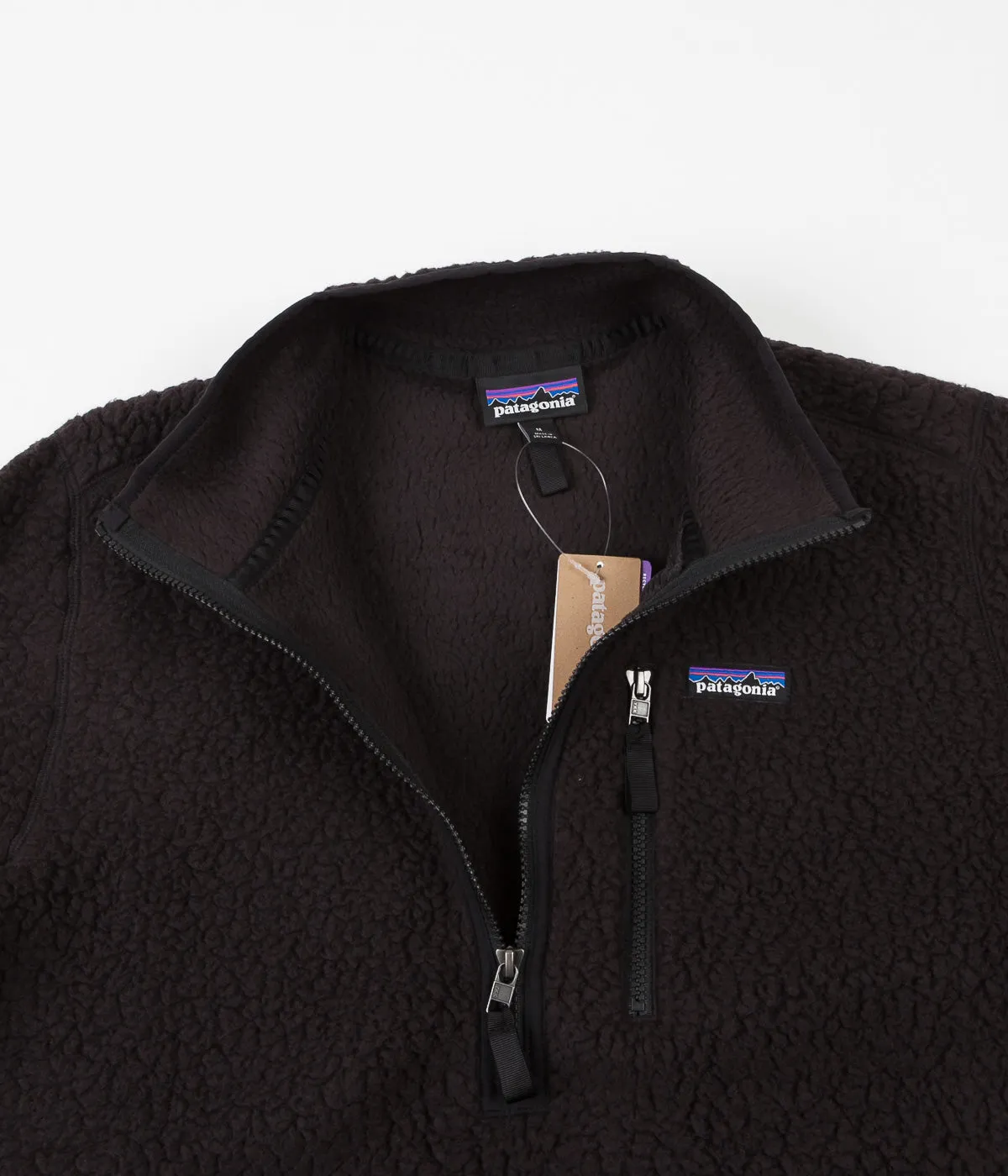 Patagonia Retro Pile Pullover Jacket - Black