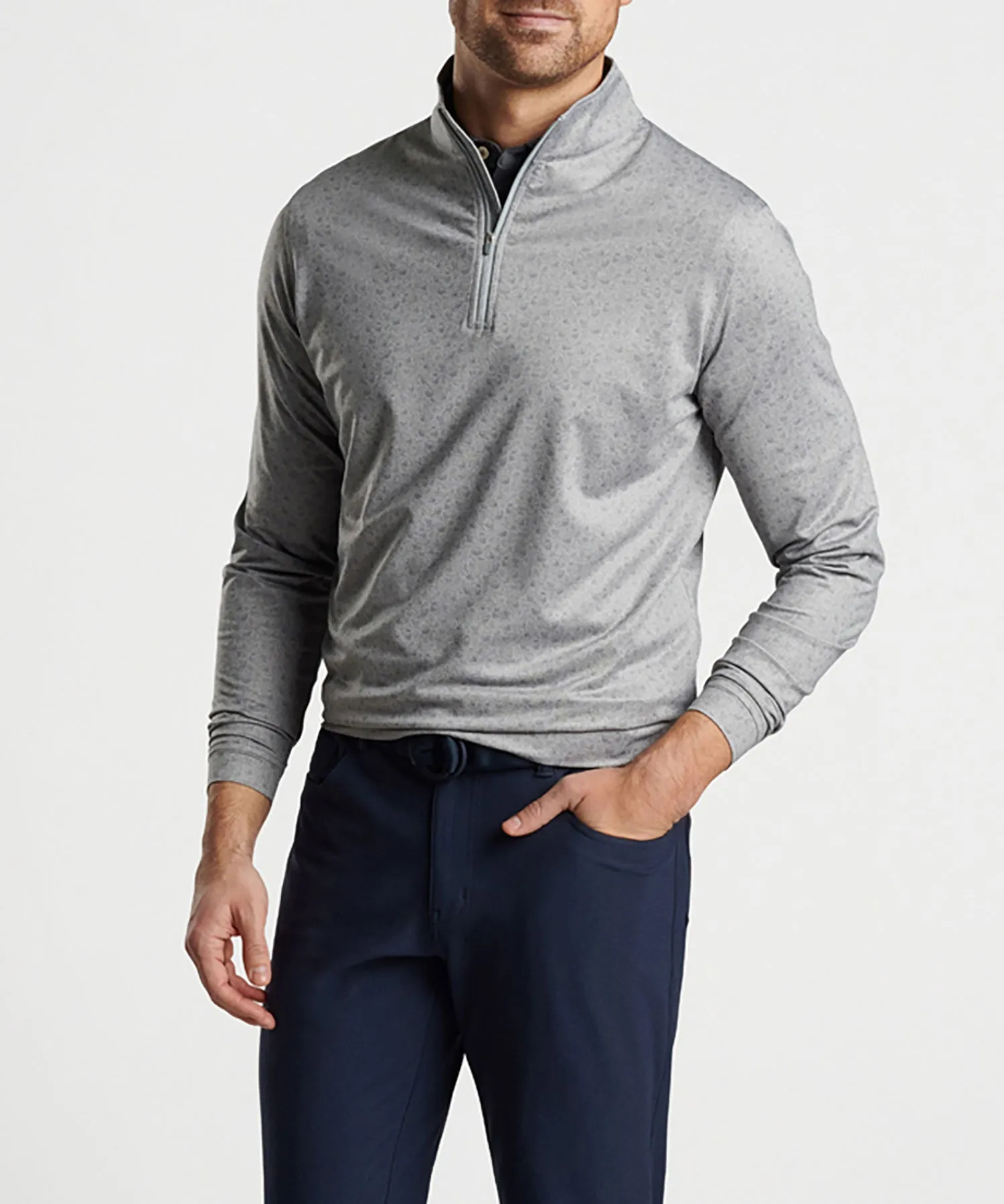 Peter Millar Double Transfused Quarter-Zip Pullover