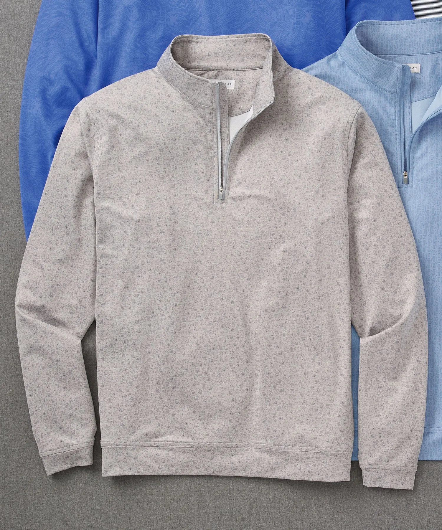 Peter Millar Double Transfused Quarter-Zip Pullover