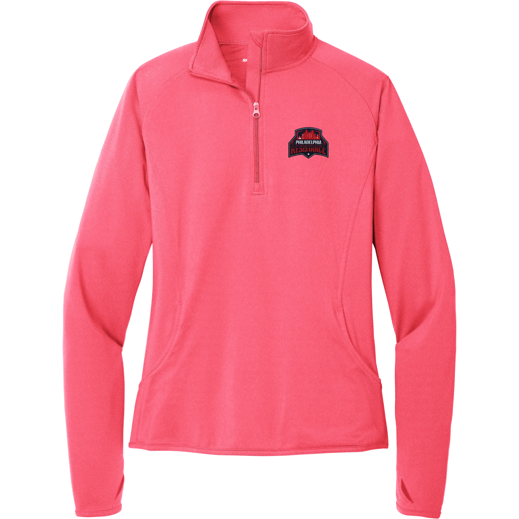 Philadelphia Resistance Ladies Sport-Wick Stretch 1/4-Zip Pullover