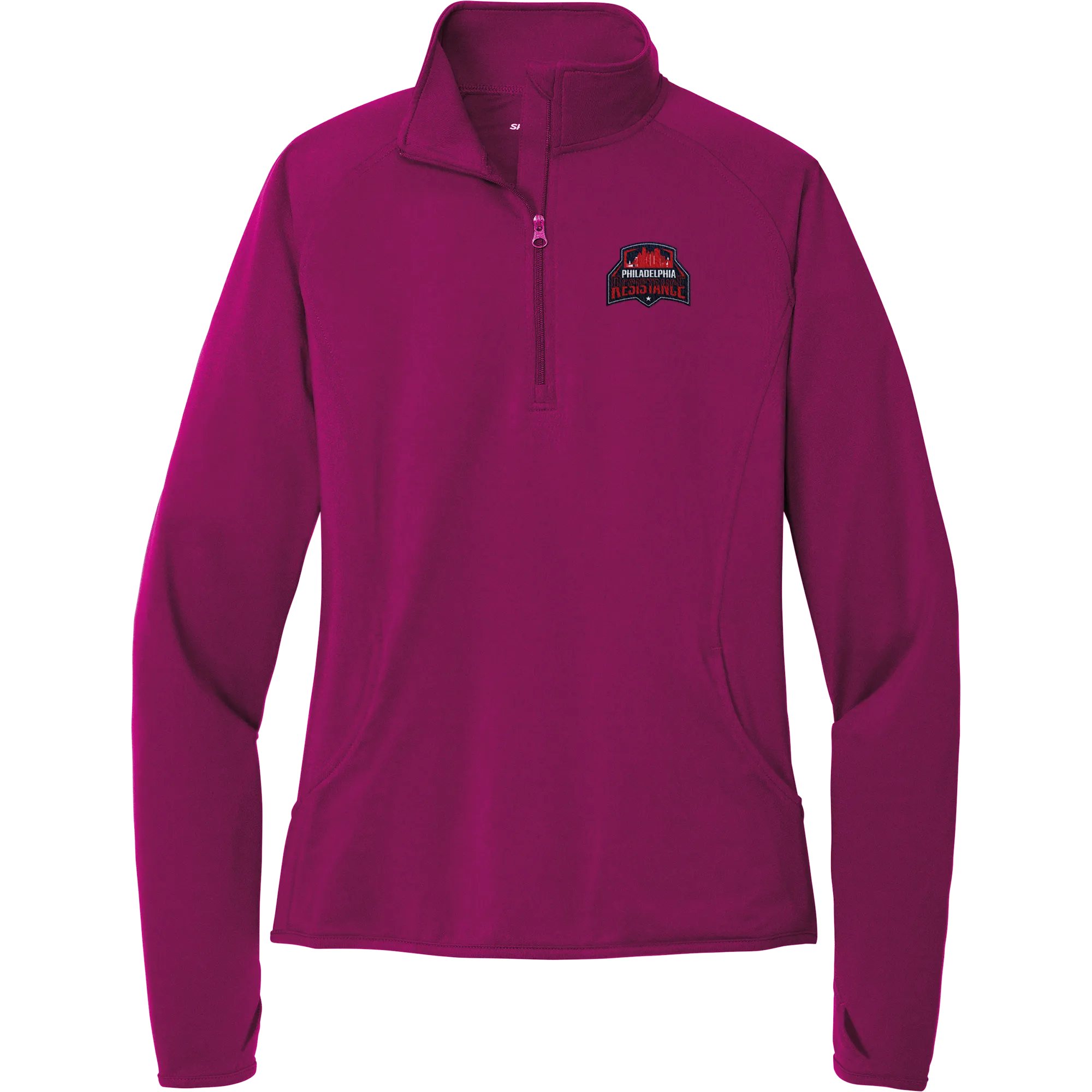 Philadelphia Resistance Ladies Sport-Wick Stretch 1/4-Zip Pullover