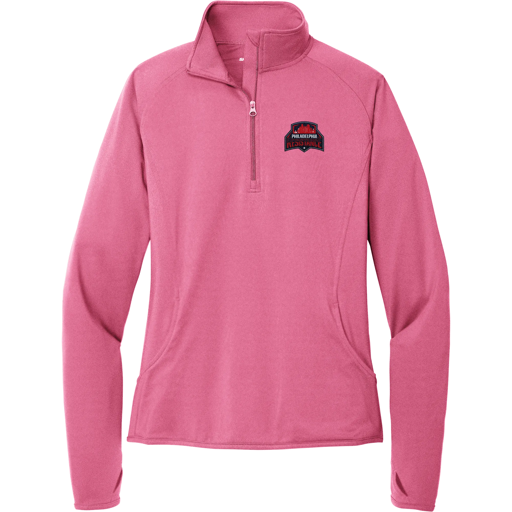 Philadelphia Resistance Ladies Sport-Wick Stretch 1/4-Zip Pullover