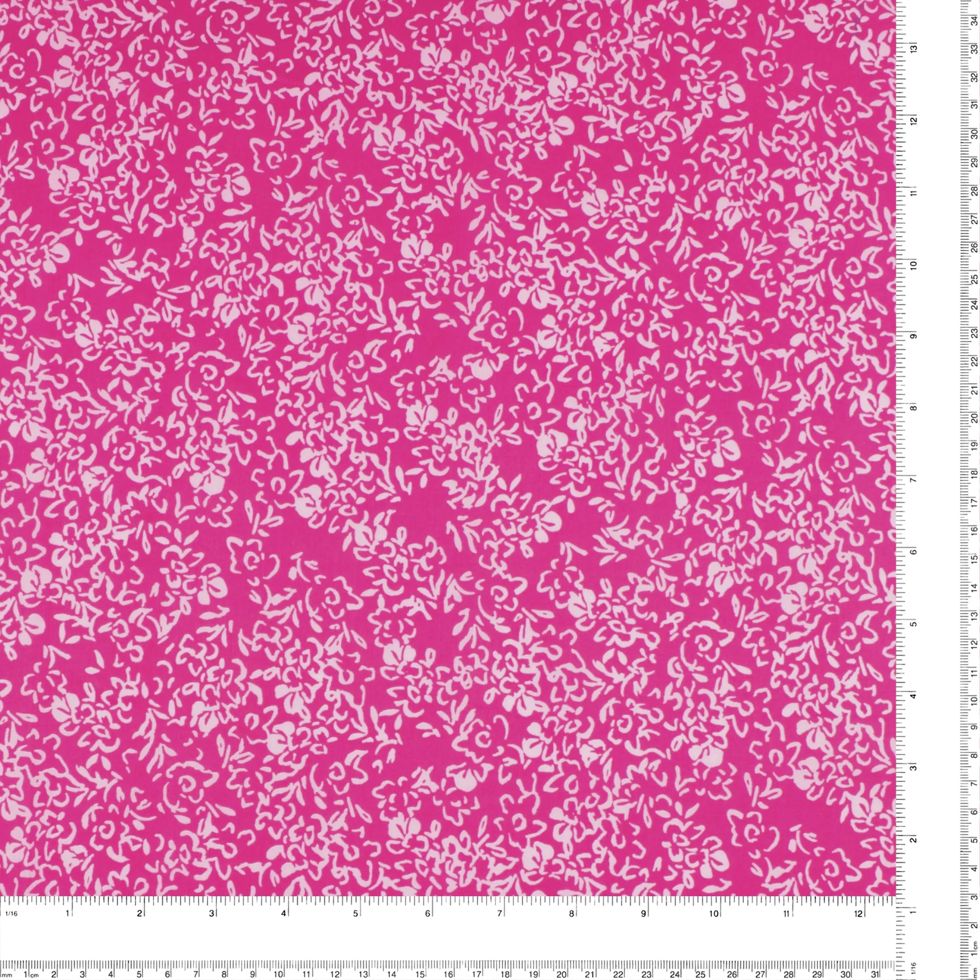 Printed Voile - SILVIA - 007 - Pink