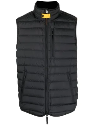 quilted zip-up gilet