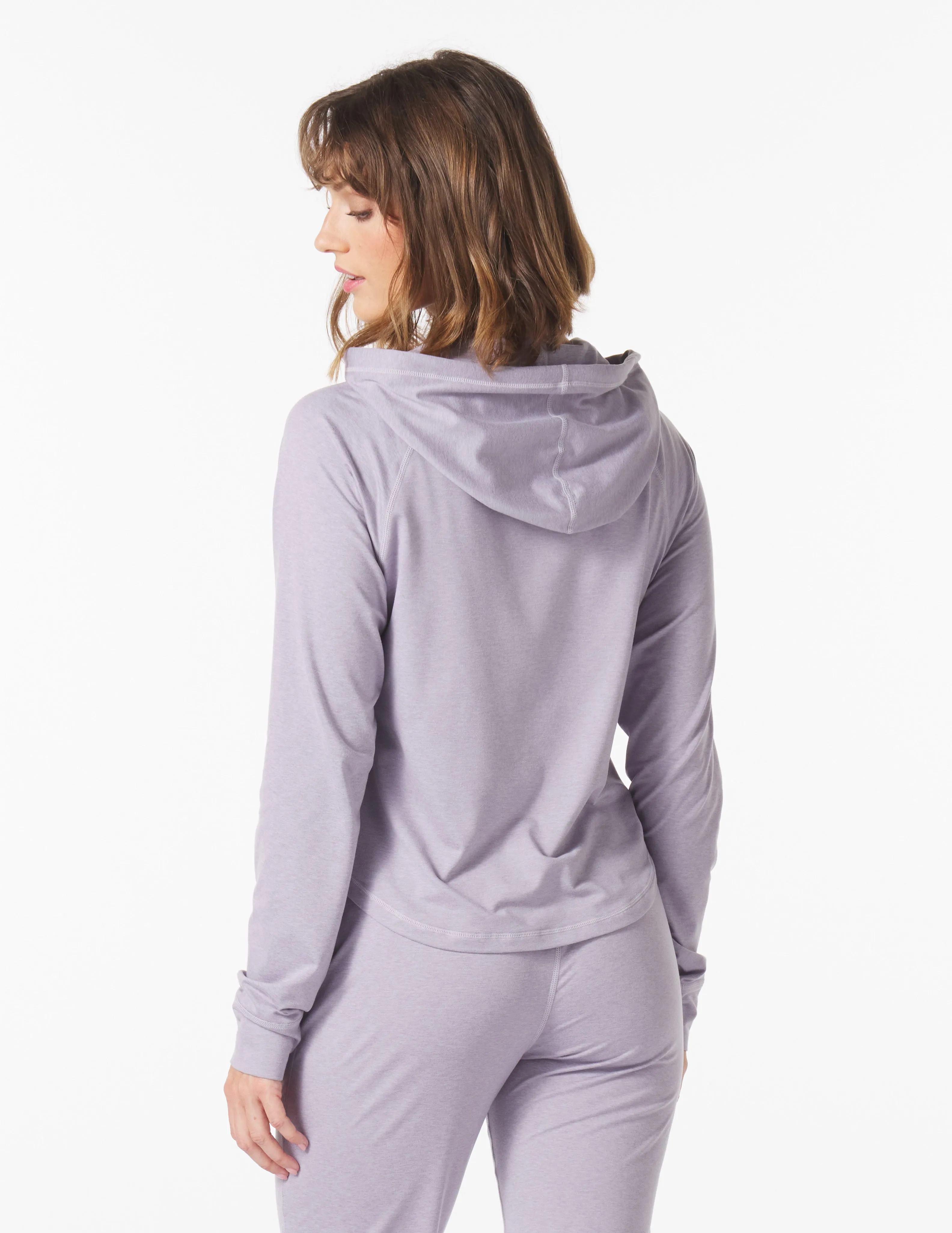 Rocky Hoodie: Dusty Lavender Marble