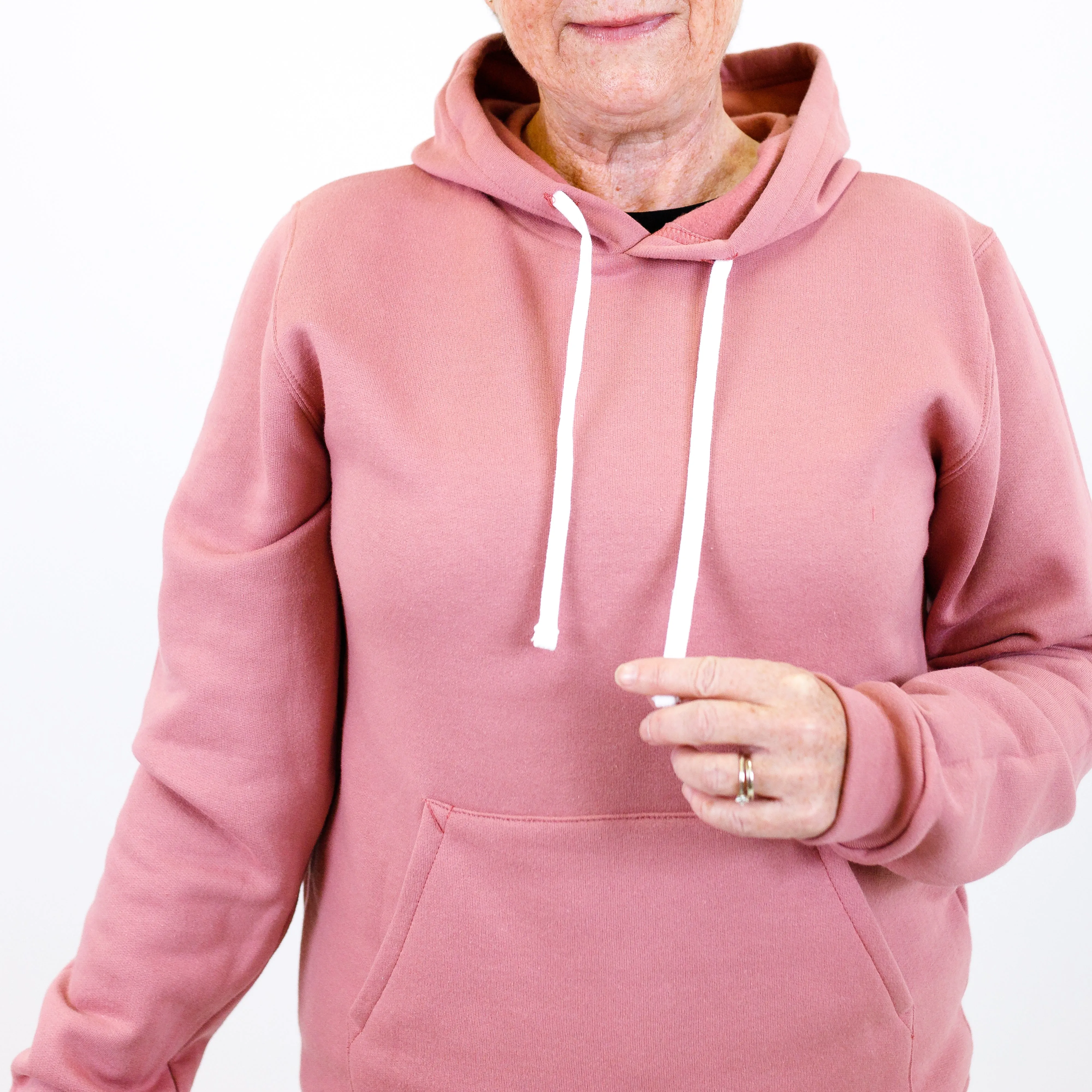 Rose Blank Basics ~ Adult Hooded Sweatshirt