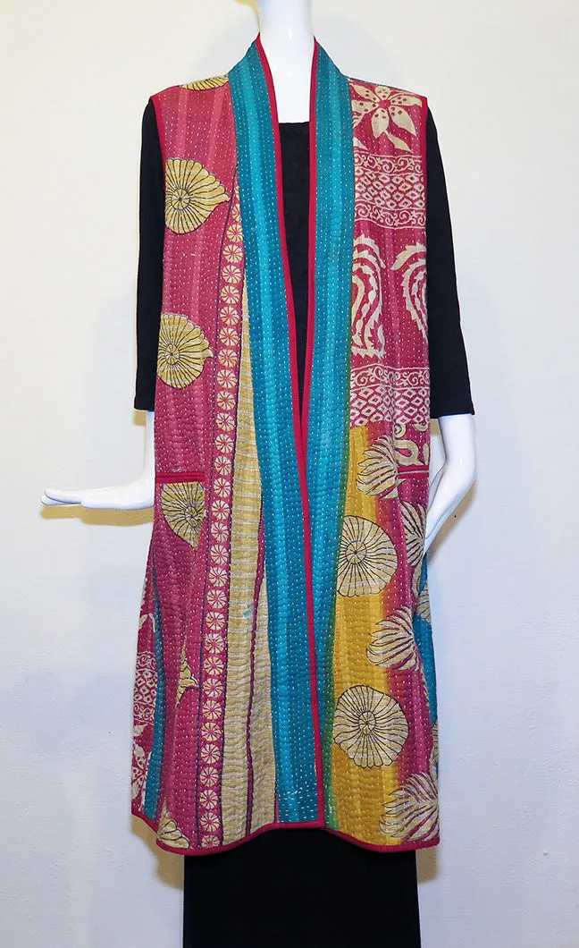 Saragossa Cotton Kantha Vest