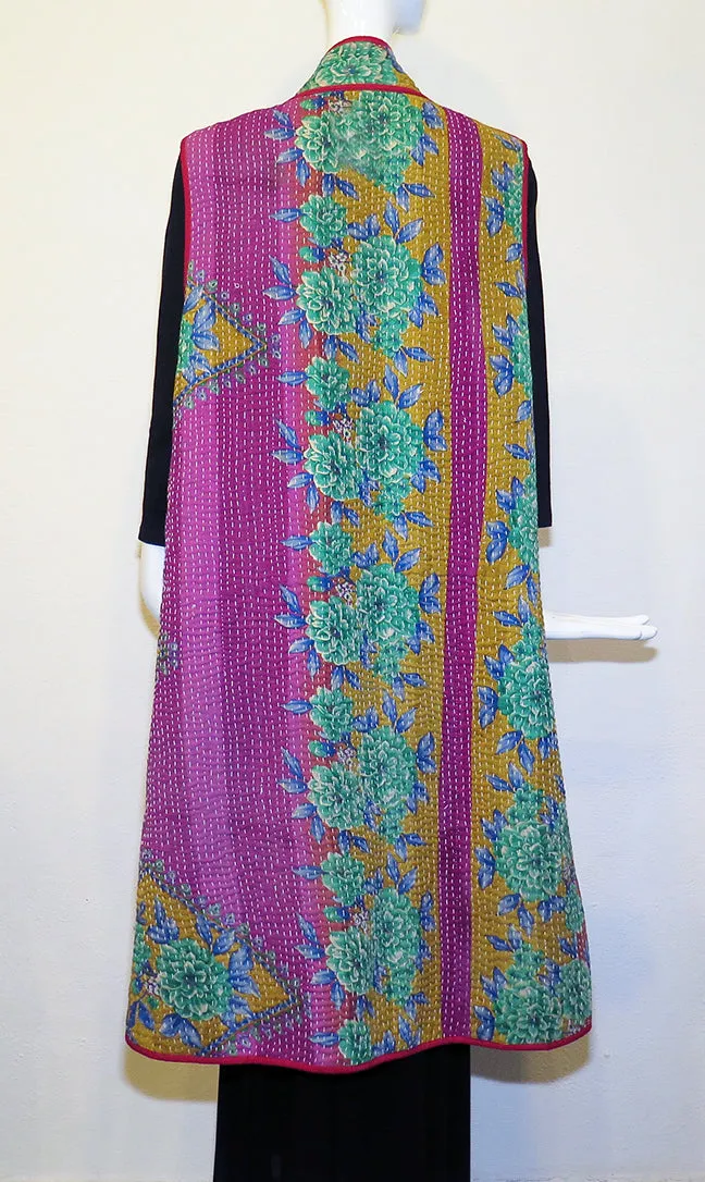 Saragossa Cotton Kantha Vest