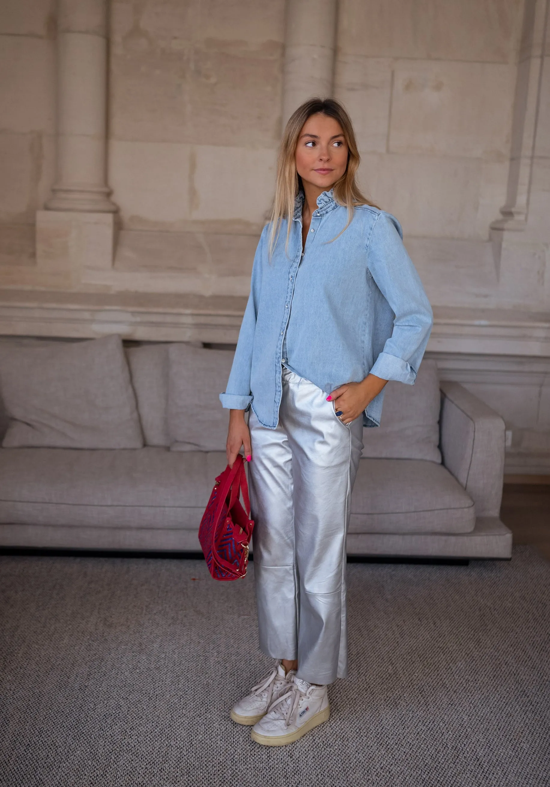 Silvery Victoire Pants