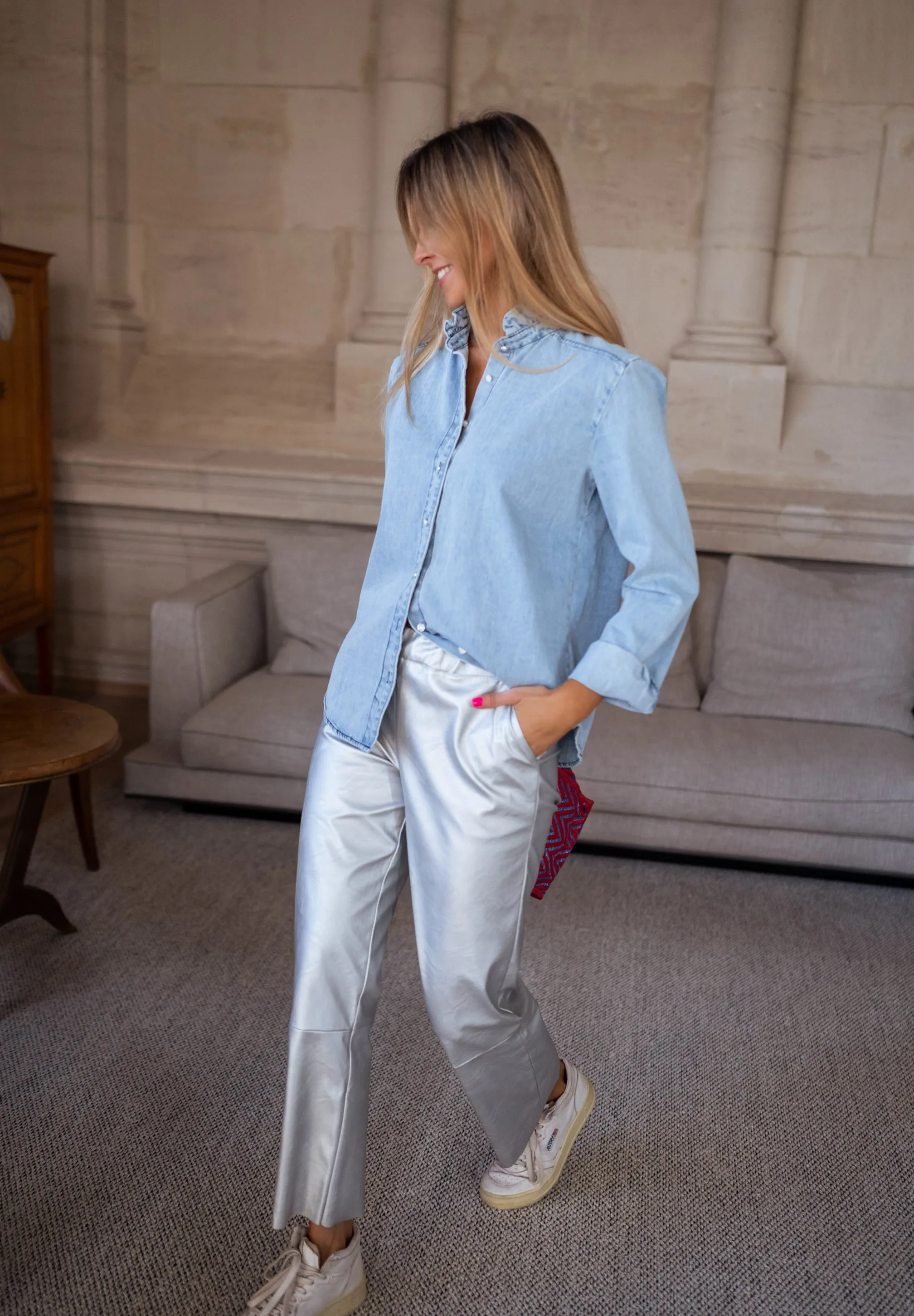 Silvery Victoire Pants