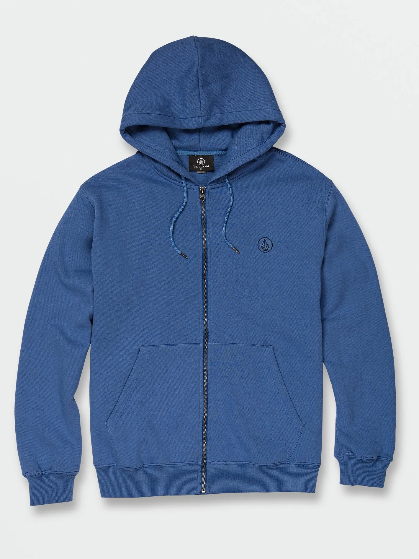 Single Stone Zip Fleece Hoodie - Camper Blue