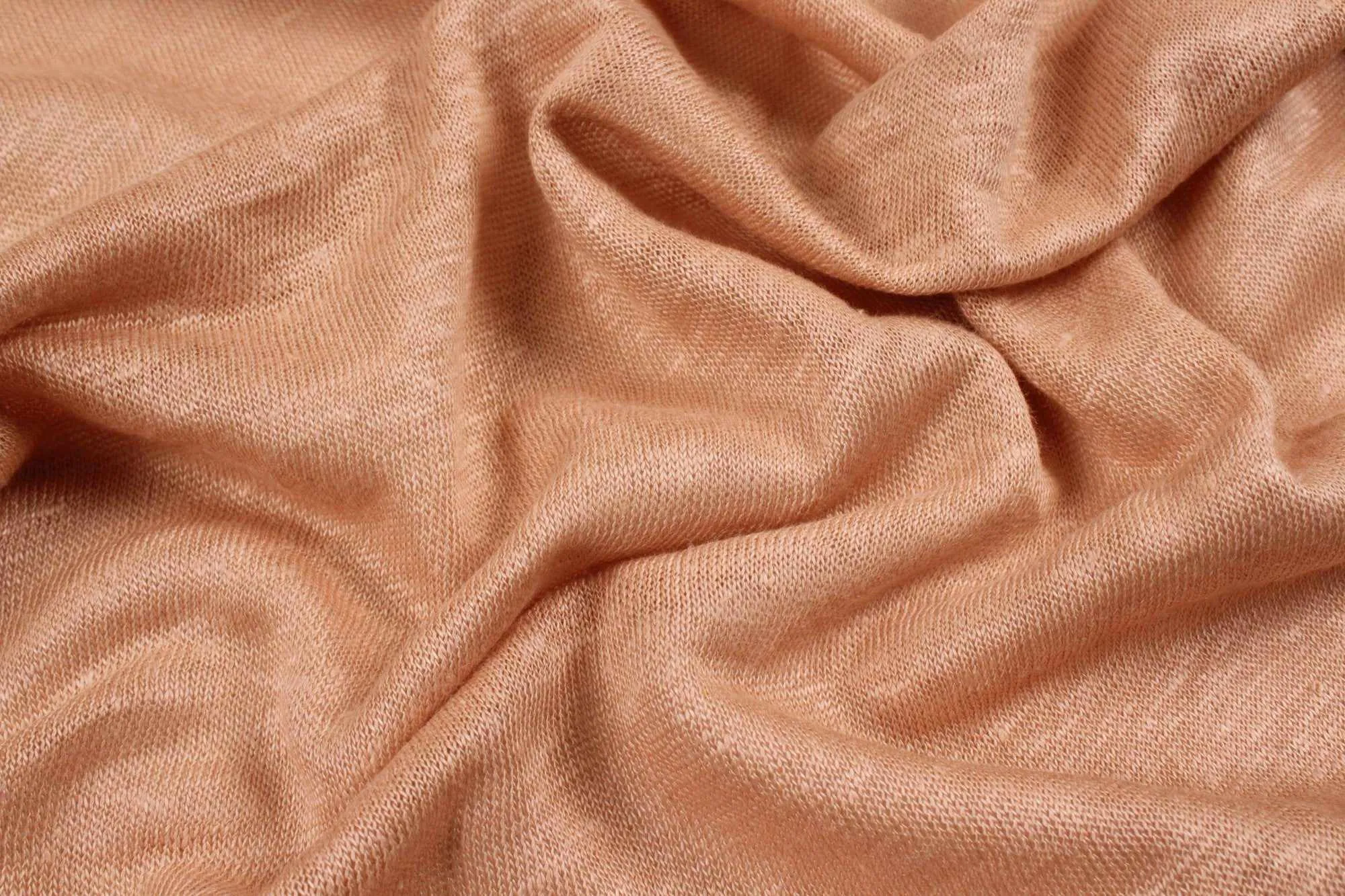 Soft Linen Single Jersey - Vintage Pink (Remnant)