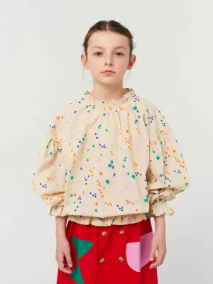 Sparkles all over woven blouse