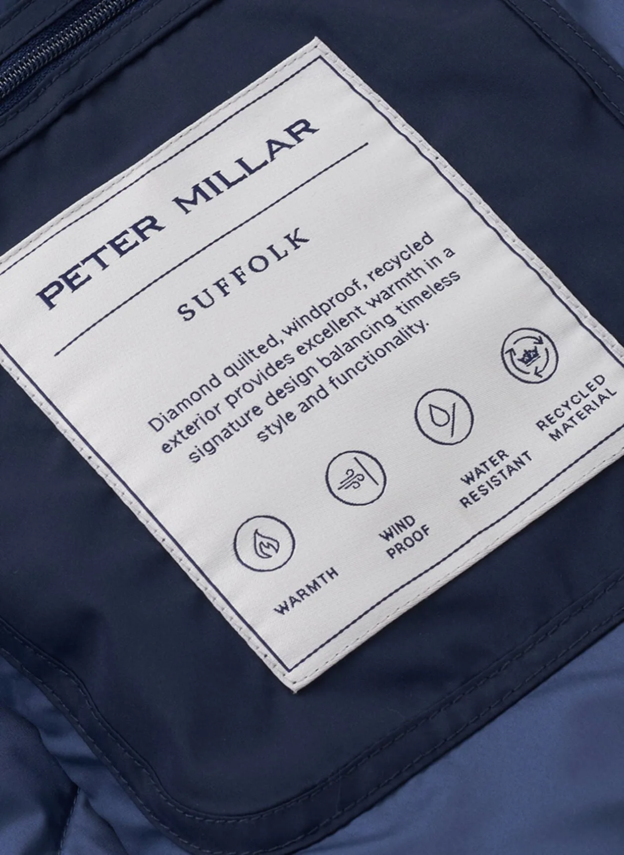 Suffolk Coat in Navy by Peter Millar