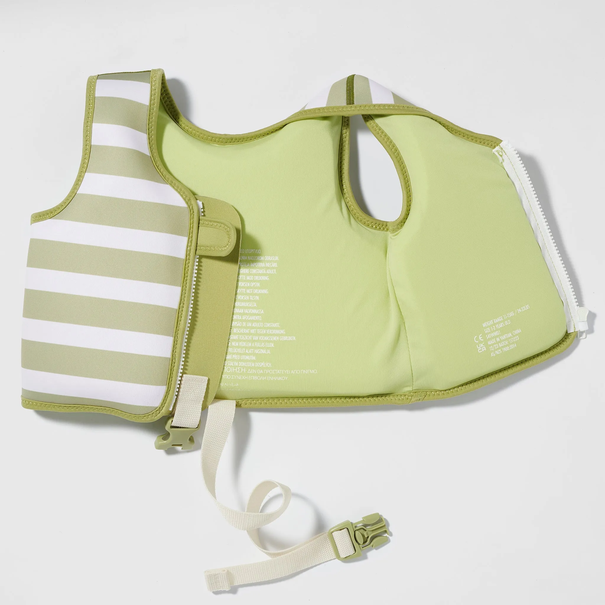 SUNNYLiFE Kids Swim Vest Into The Wild Khaki