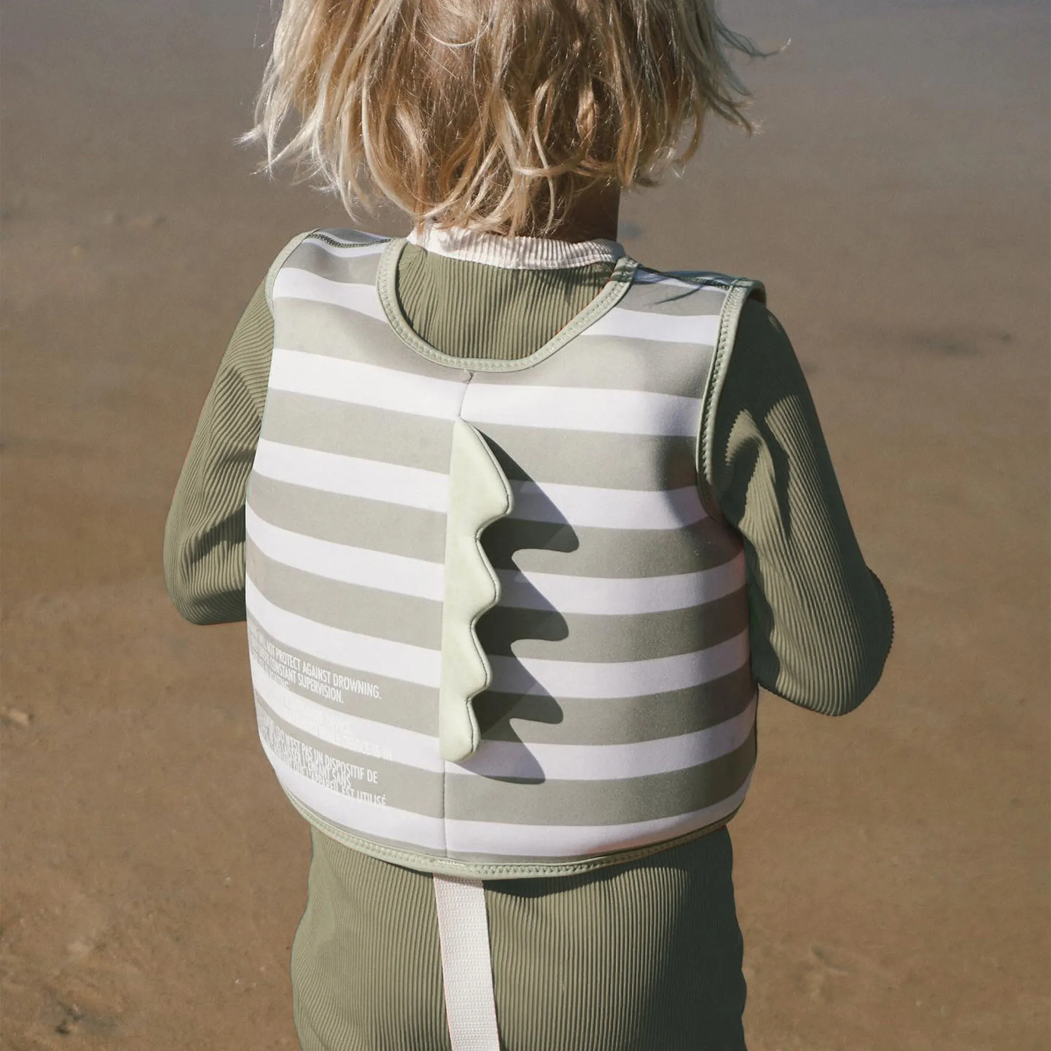 SUNNYLiFE Kids Swim Vest Into The Wild Khaki