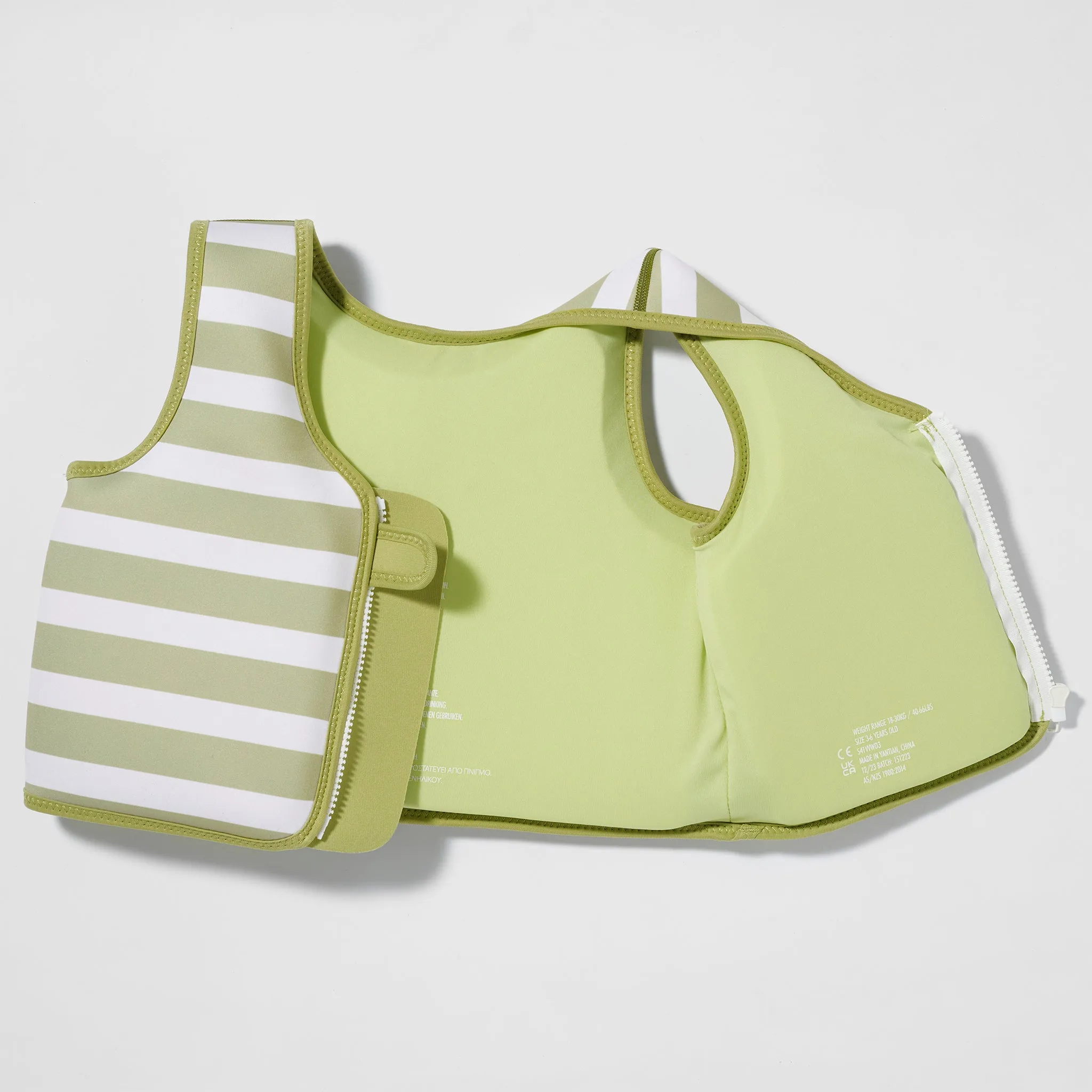 SUNNYLiFE Kids Swim Vest Into The Wild Khaki