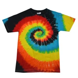 Twist Tie Dye Eclipse Men T-Shirt Soft Cotton Short Sleeve