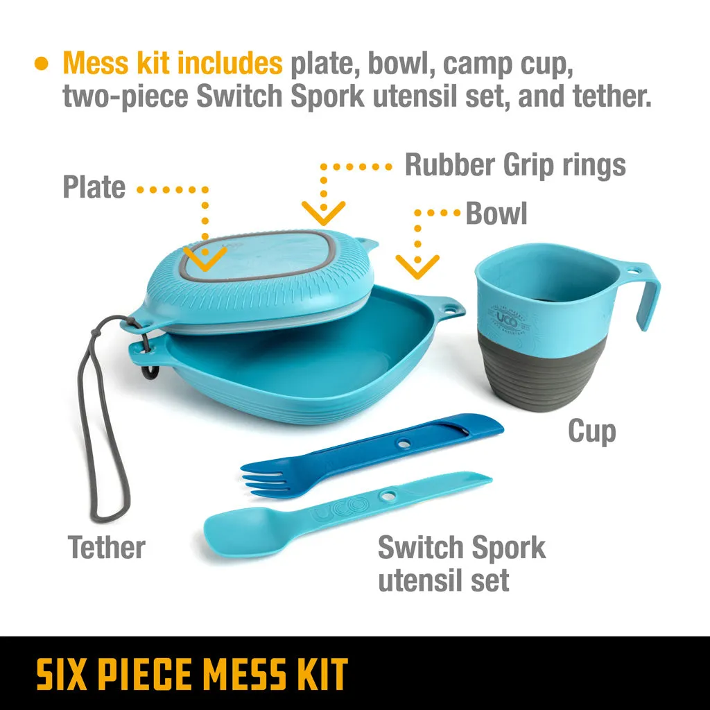 UCO Durable Mess Kit, 6 Piece