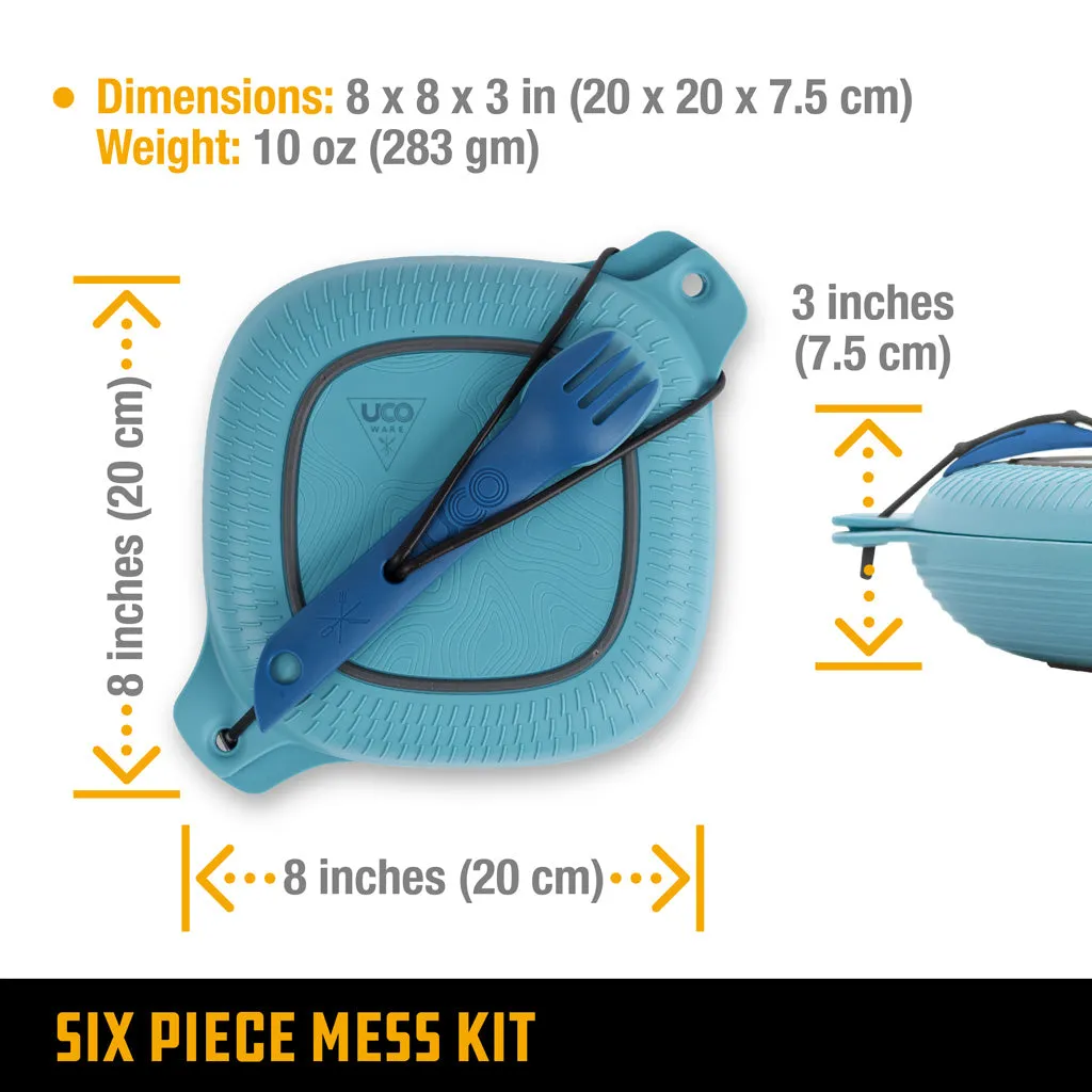 UCO Durable Mess Kit, 6 Piece