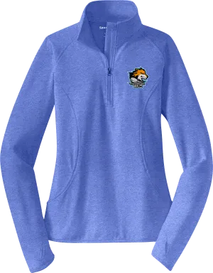 Woodridge Wild Ladies Sport-Wick Stretch 1/4-Zip Pullover